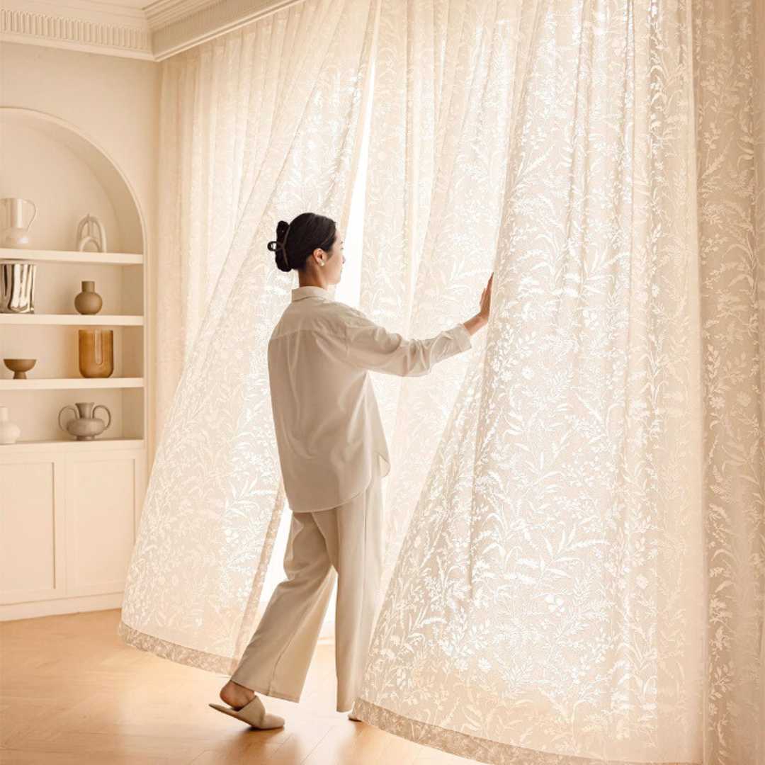 Transparenter Vorhang “MOONLIGHT” - Transparent Vorhänge - 46504 - 01 - Lightless