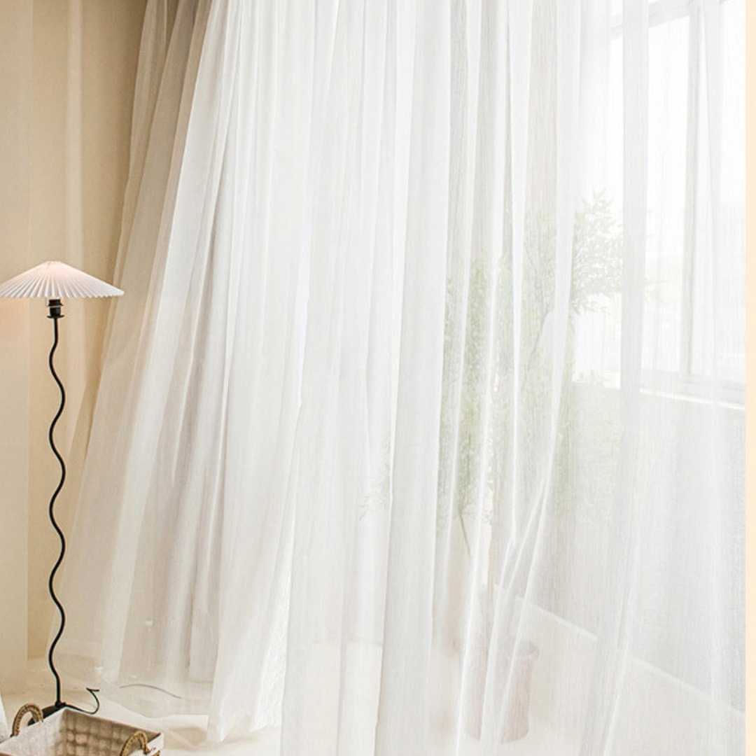 Transparenter Vorhang “GOLDEN RAIN” - Transparent Vorhänge - 46508 - 01 - Lightless