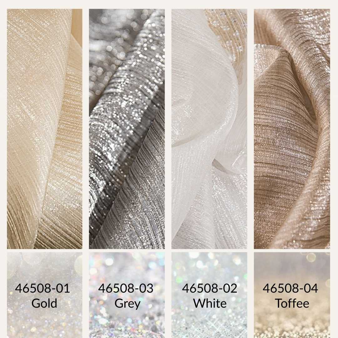 Transparenter Vorhang “GOLDEN RAIN” - Transparent Vorhänge - 46508 - 01 - Lightless