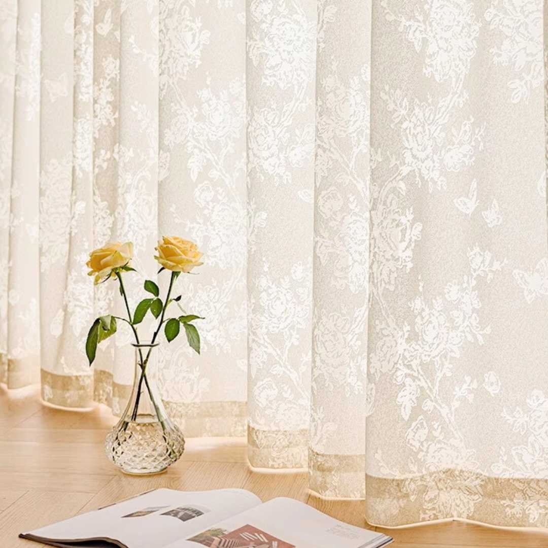 Transparenter Vorhang “BUTTERFLY” - Transparent Vorhänge - 46512 - 01 - Lightless