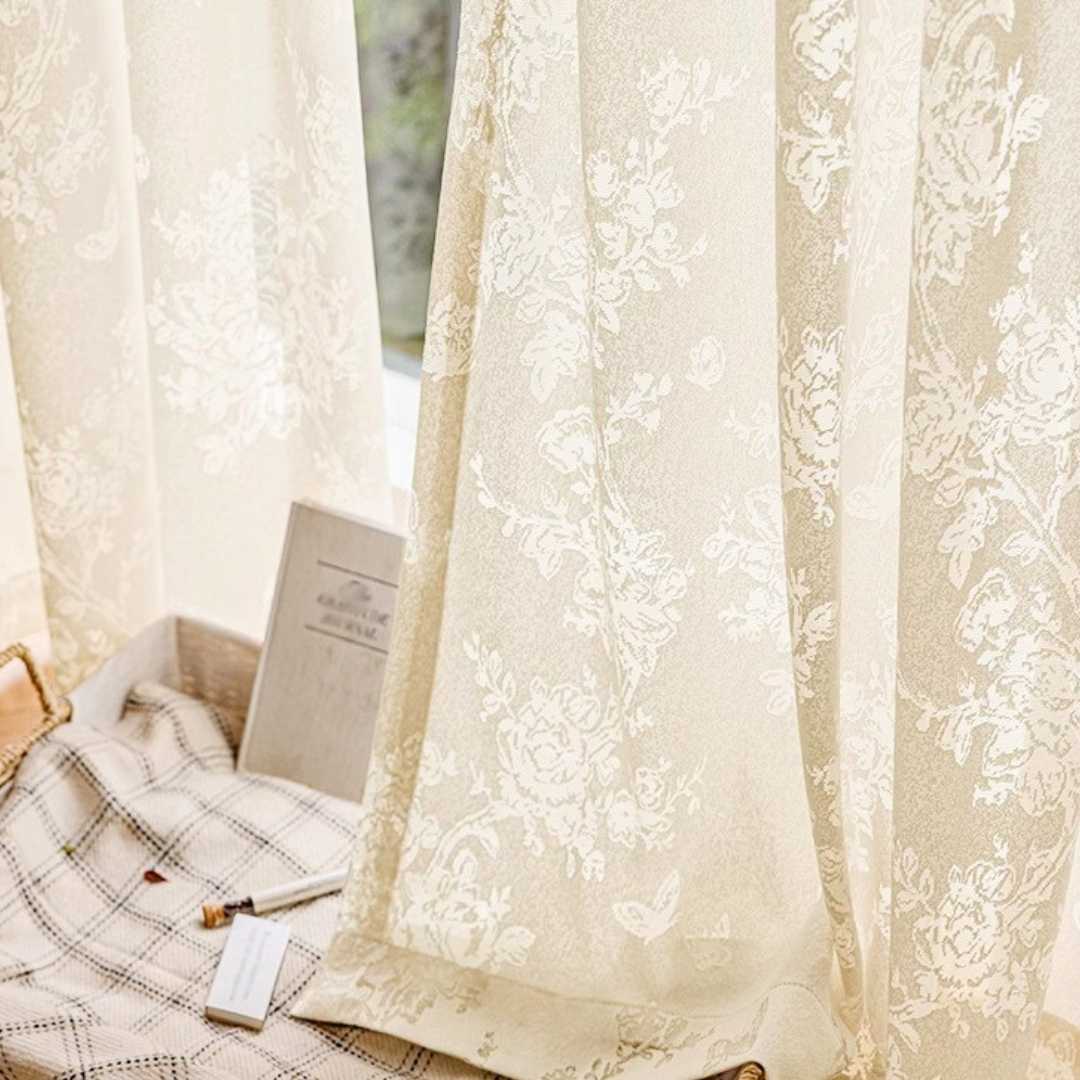 Transparenter Vorhang “BUTTERFLY” - Transparent Vorhänge - 46512 - 01 - Lightless