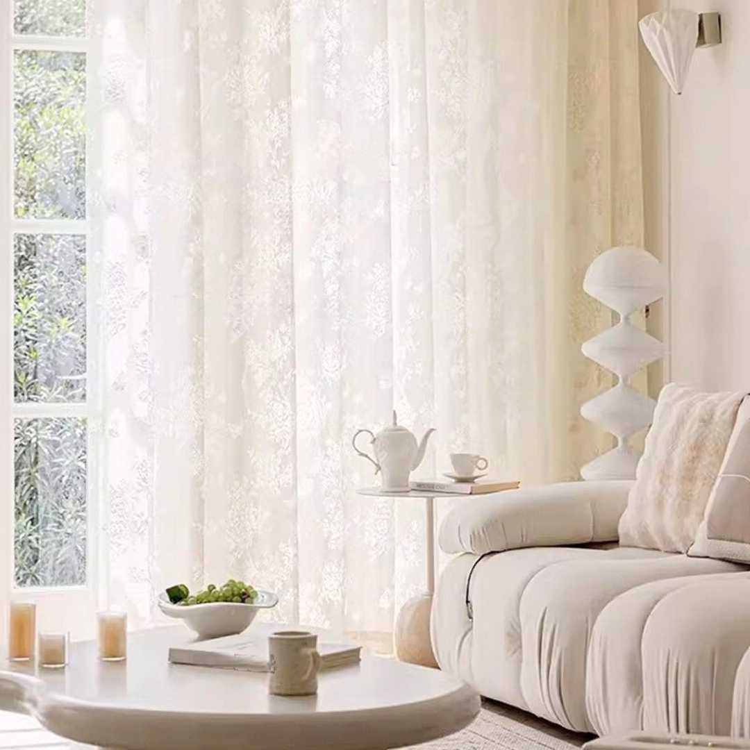 Transparenter Vorhang “BUTTERFLY” - Transparent Vorhänge - 46512 - 01 - Lightless