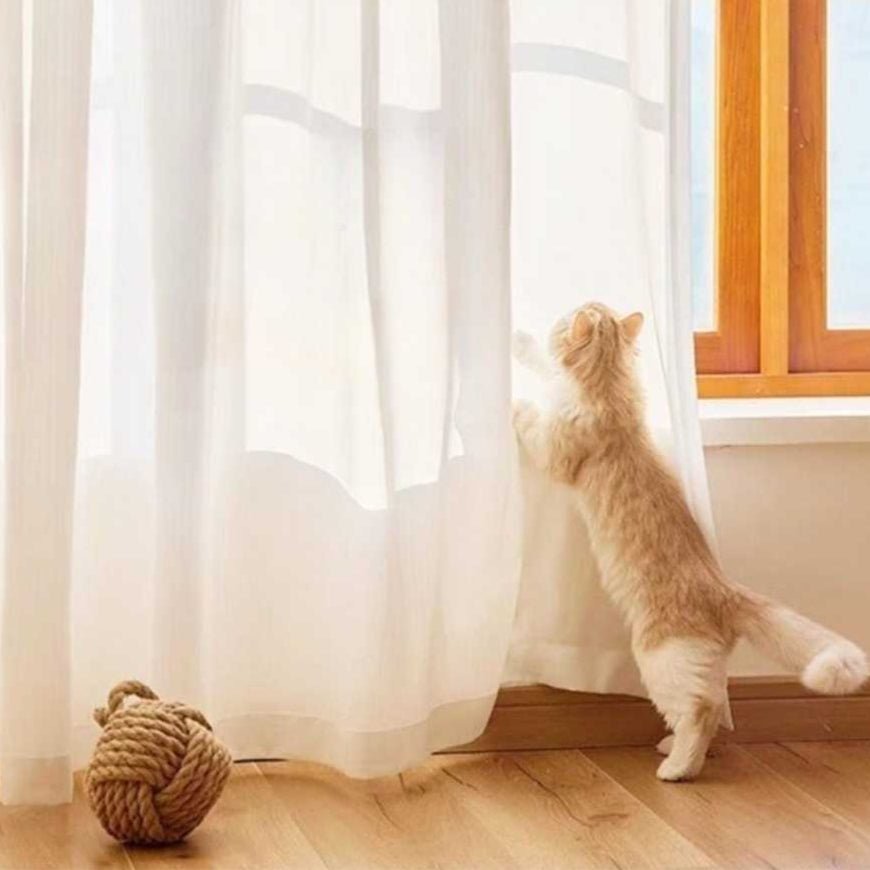 Transparenter Vorhang “SHADOW” - Transparent Vorhänge - 46517 - 01 - Lightless