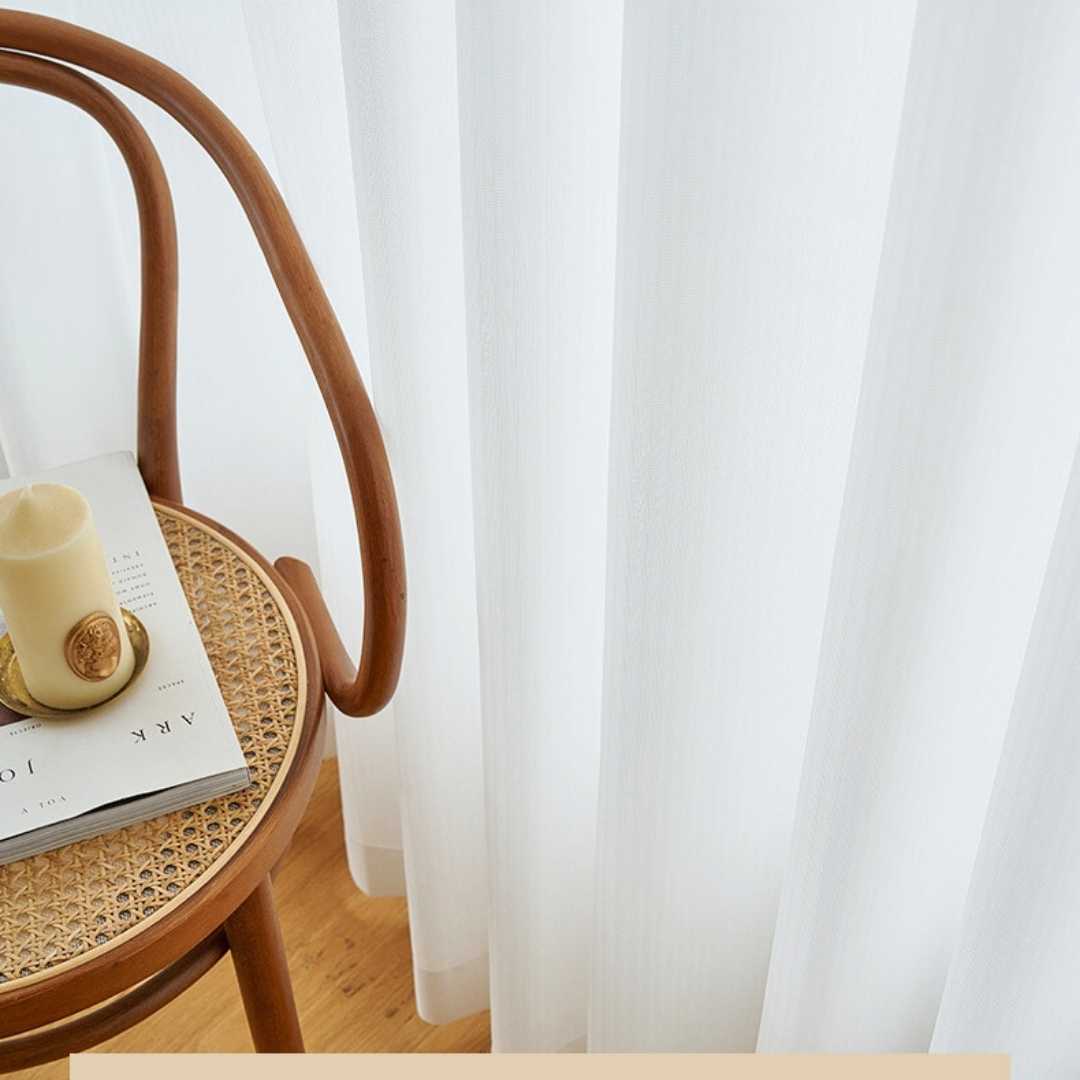 Transparenter Vorhang “SHADOW” - Transparent Vorhänge - 46517 - 01 - Lightless