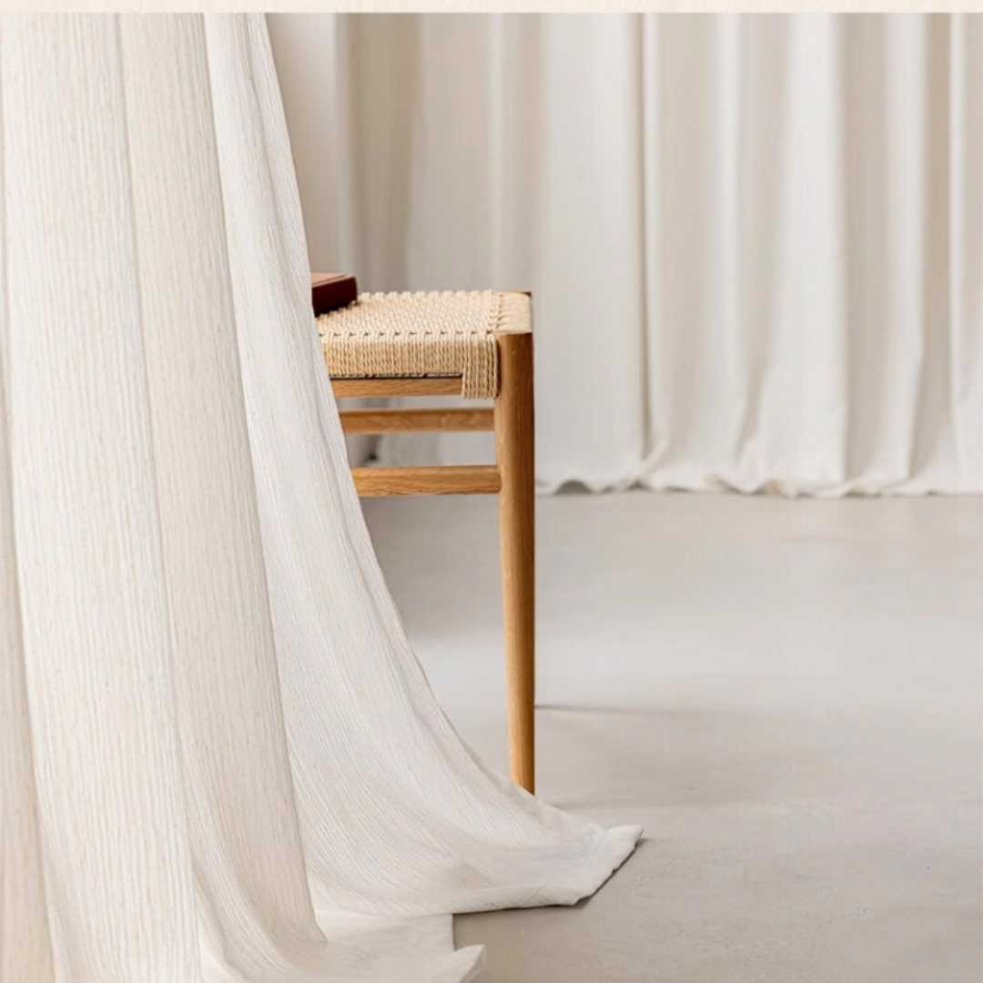 Transparenter Vorhang “STREAM” - Transparent Vorhänge - 46521 - 01 - Lightless