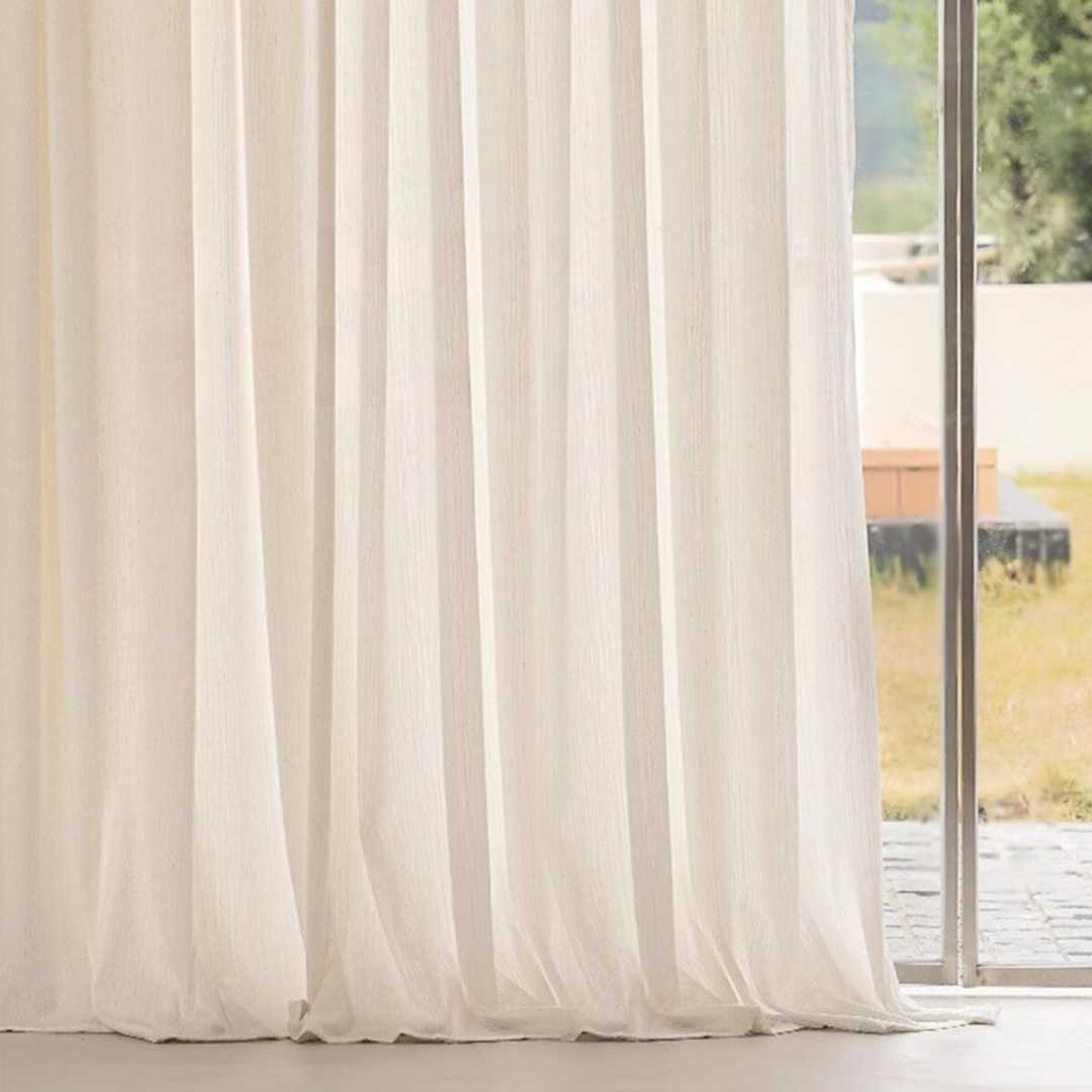 Transparenter Vorhang “STREAM” - Transparent Vorhänge - 46521 - 01 - Lightless