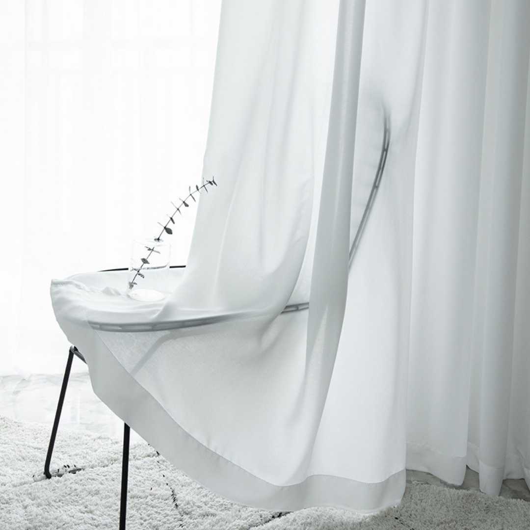 Transparenter Vorhang “FEATHER” - Transparent Vorhänge - 46523 - 01 - Lightless