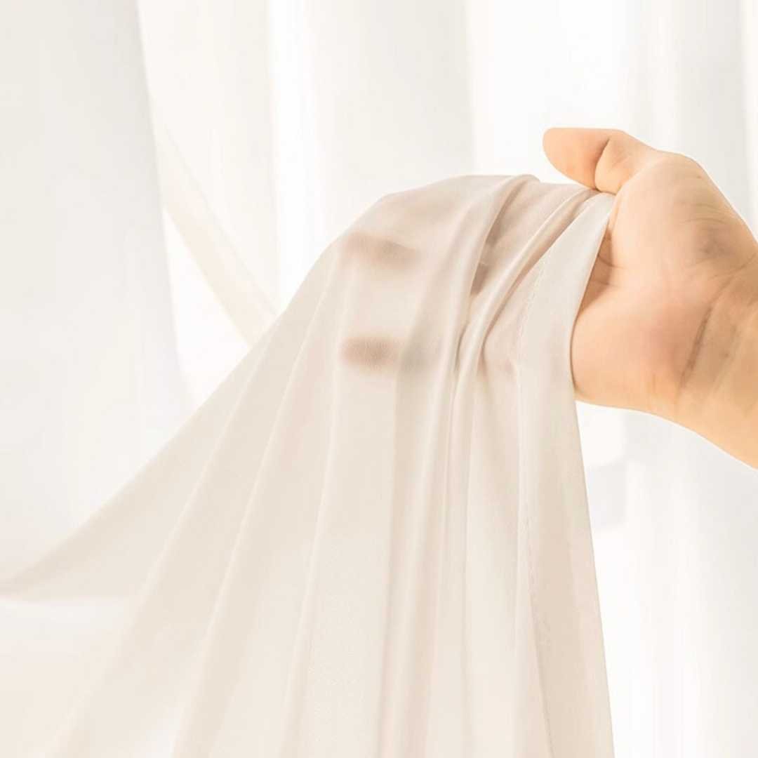 Transparenter Vorhang “KUSS” - Transparent Vorhänge Lightless
