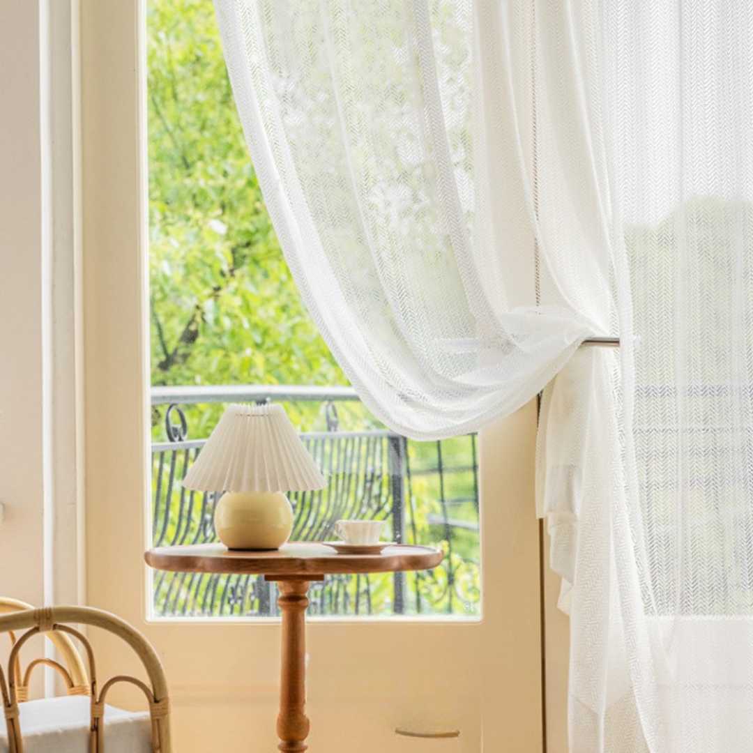 Transparenter Vorhang “RIPPLE” - Transparent Vorhänge Lightless