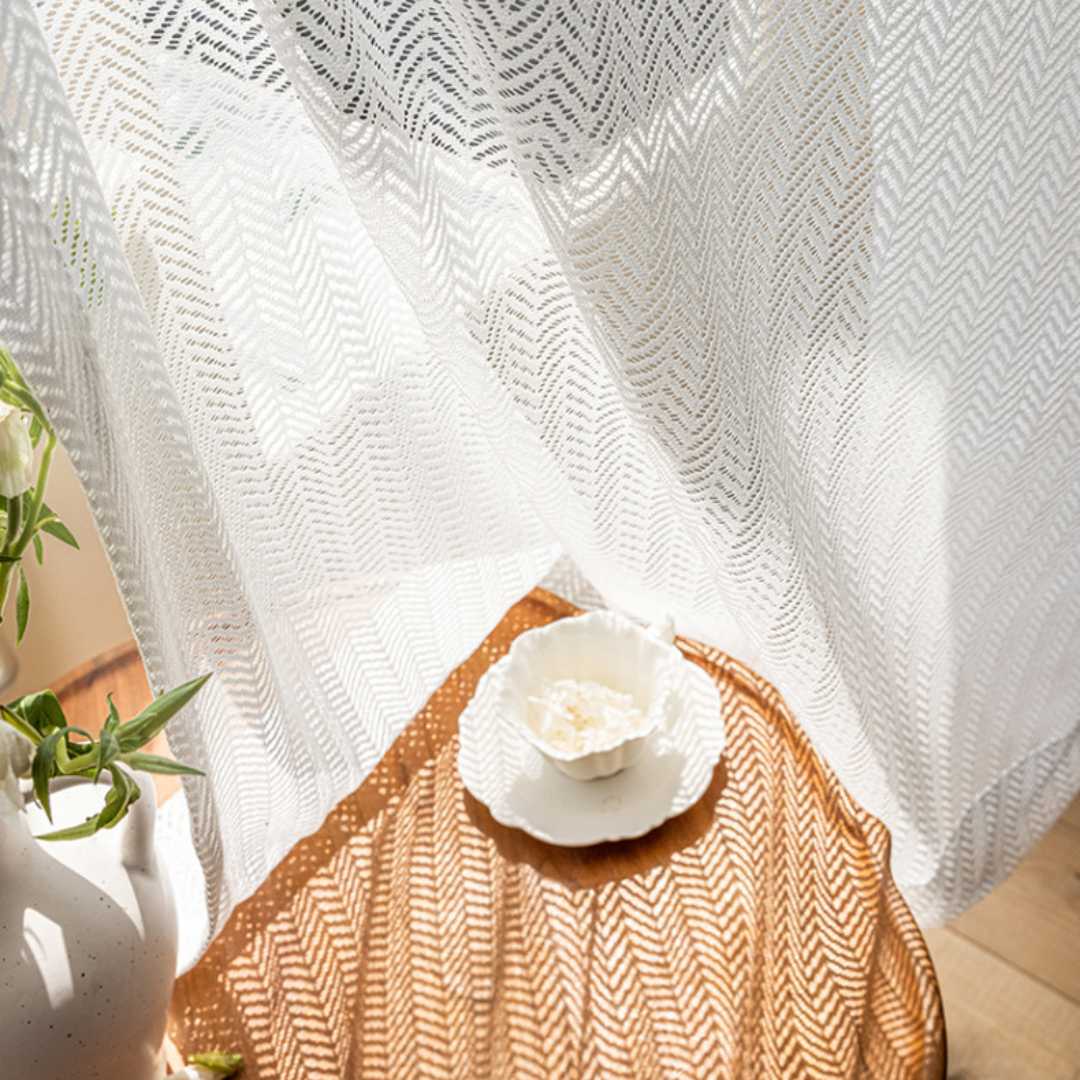 Transparenter Vorhang “RIPPLE” - Transparent Vorhänge Lightless