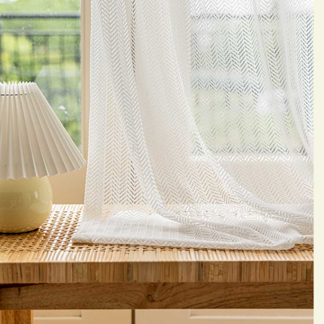 Transparenter Vorhang “RIPPLE” - Transparent Vorhänge Lightless