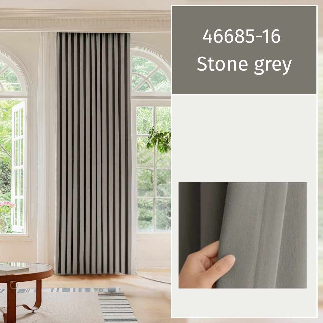 Chenille Vorhang “GRACE” - Thermo Vorhänge - 46685-16 - Lightless