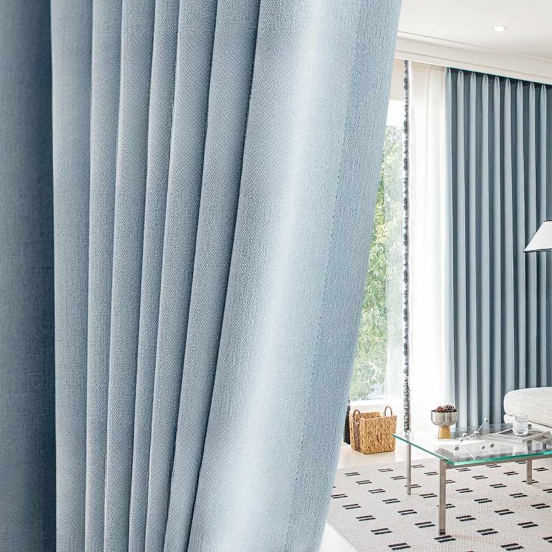 Jacquard Vorhang “LEAF” - Thermo Vorhänge Lightless