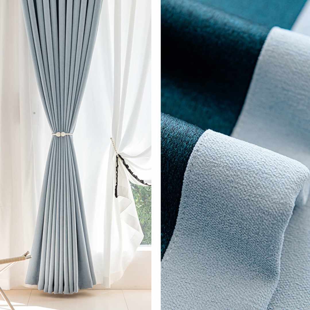 Jacquard Vorhang “LEAF” - Thermo Vorhänge Lightless