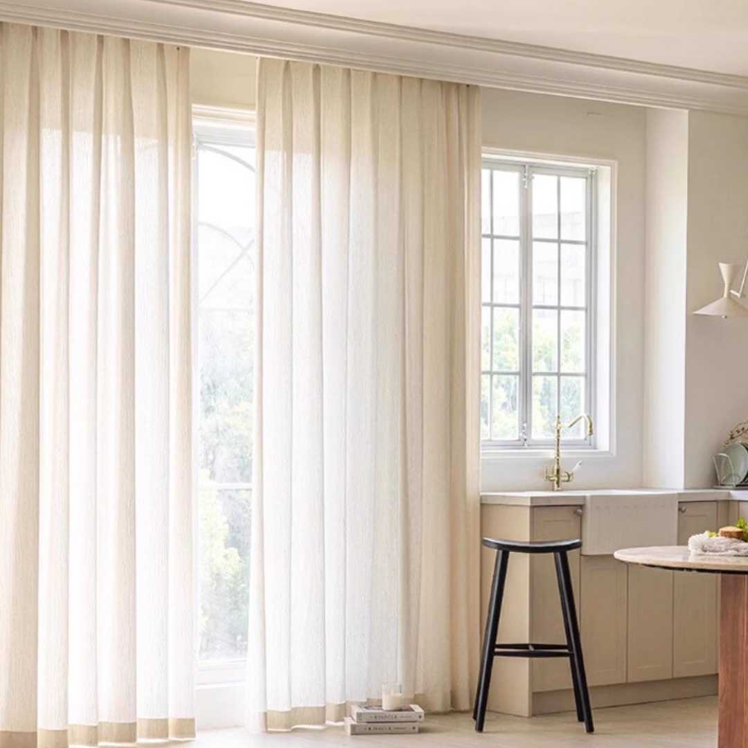 Transparenter Vorhang “BREEZE” - Transparent Vorhänge - 46500 - 01 - Lightless
