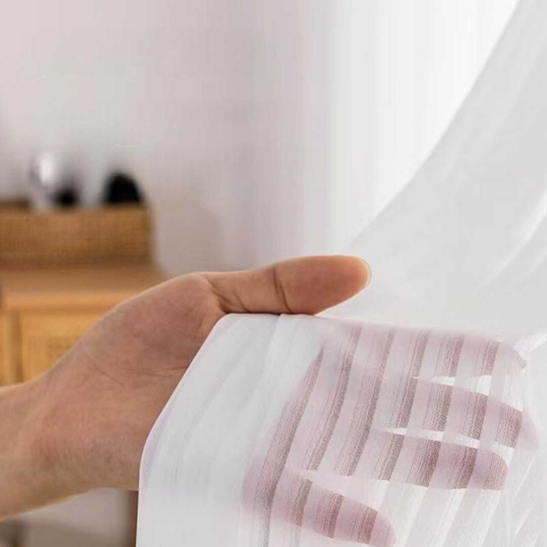 Transparenter Vorhang “MILK” - Transparent Vorhänge - 46520 - 01 - Lightless