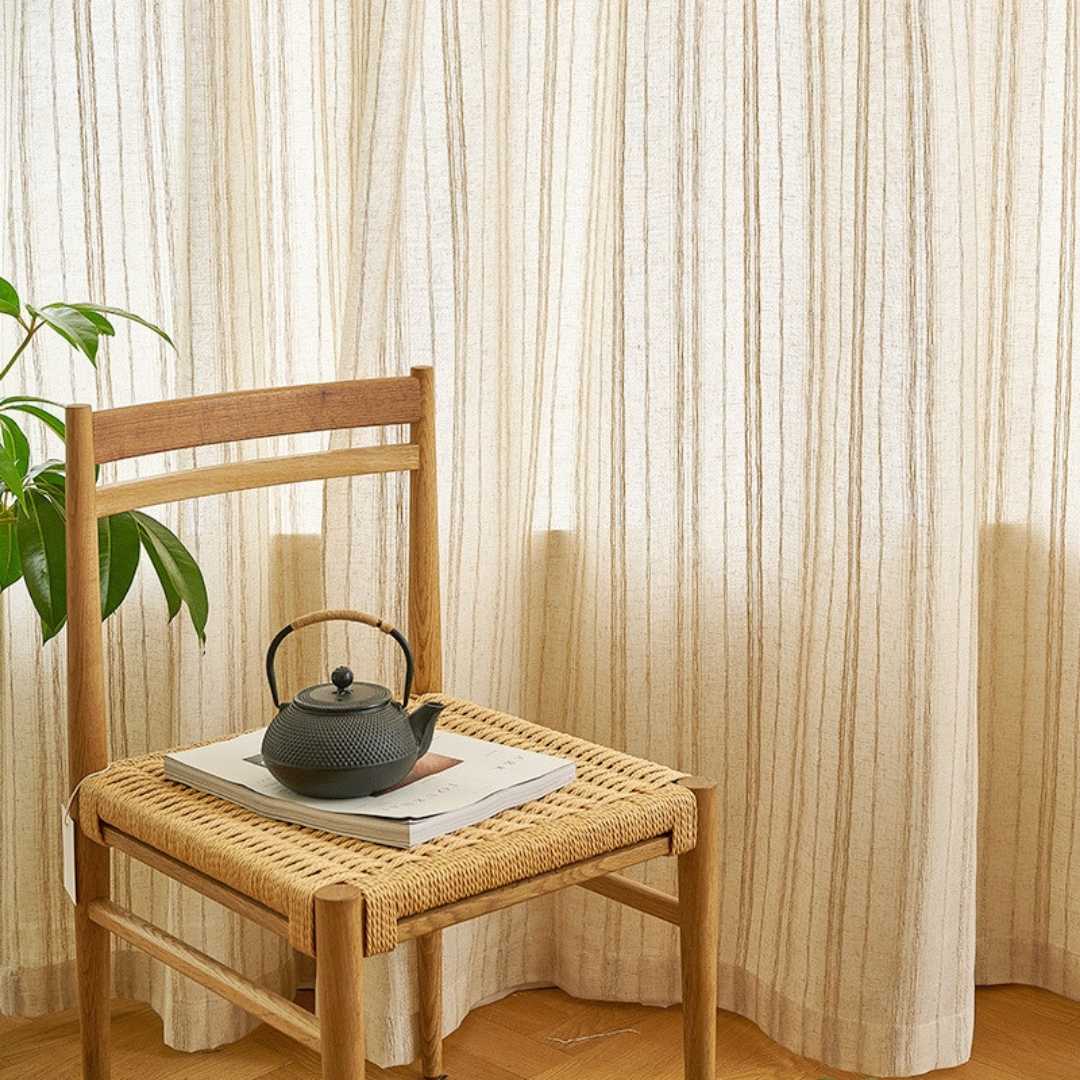 Transparenter Vorhang “ZEN” - Transparent Vorhänge - 46522 - 01 - Lightless