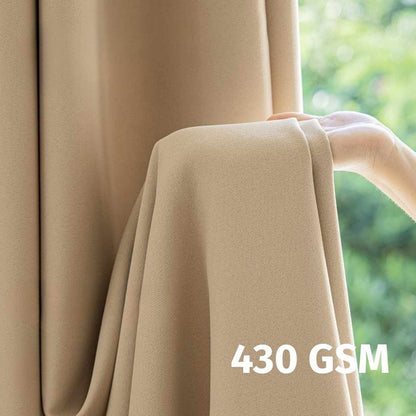 Leinenmix Vorhang “CALM” - Thermo Vorhänge Lightless